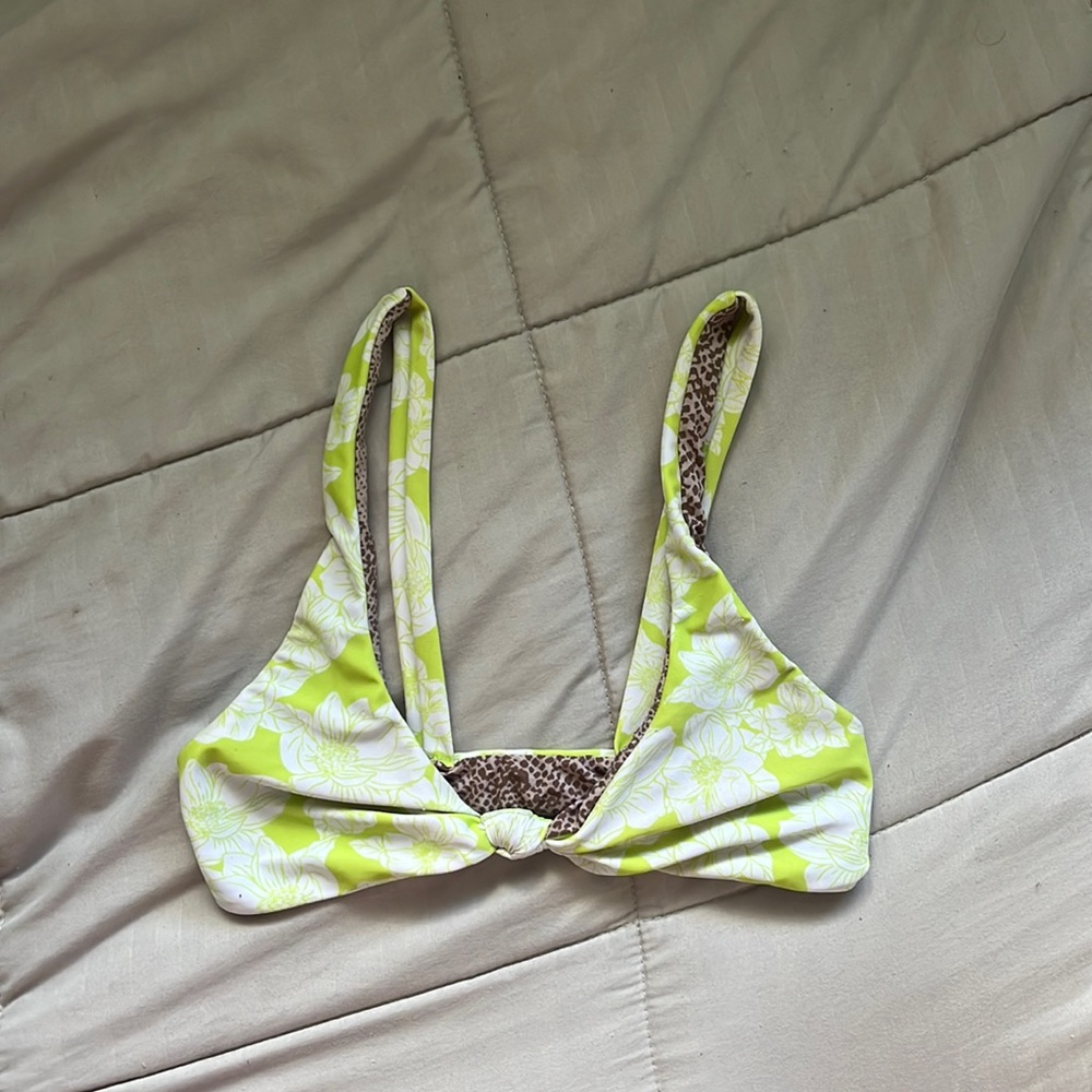 acacia knotted bikini top